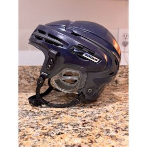 Large Nike Bauer Hockey NBH9500 Helmet Navy